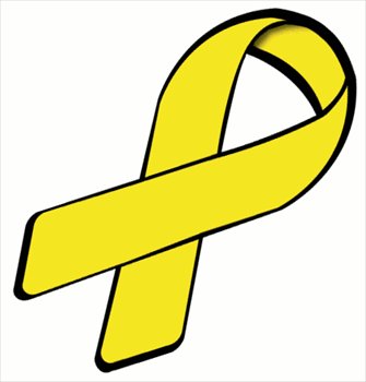 Yellow ribbon clipart