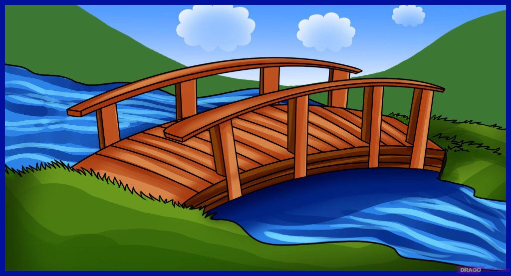 Bridge clipart creek, Bridge creek Transparent FREE for