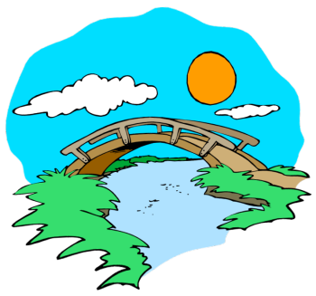 river clipart bridge