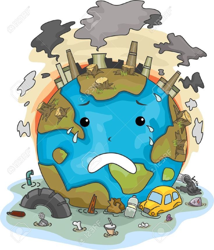 river clipart polluted