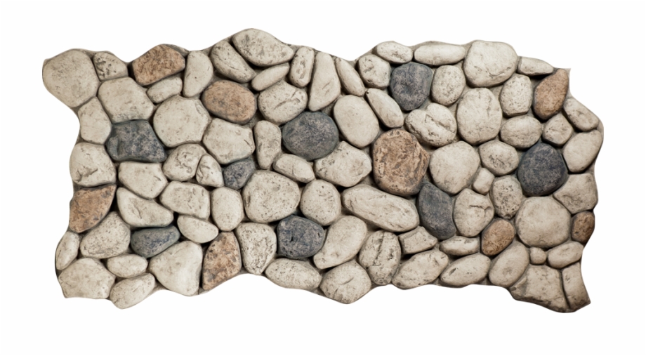River Rock Gray Stone Top View Png