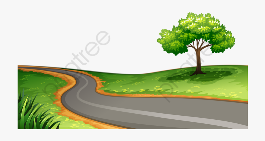 Winding road clipart.