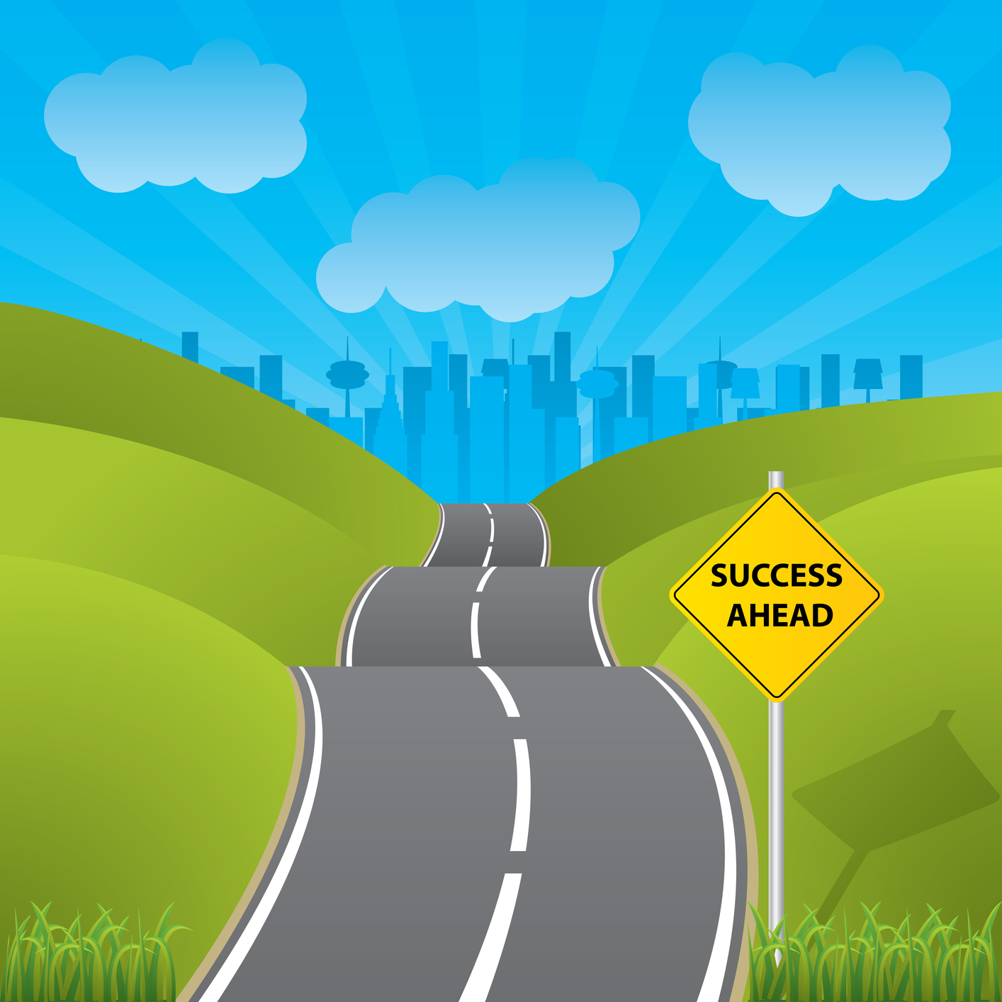 road clipart journey