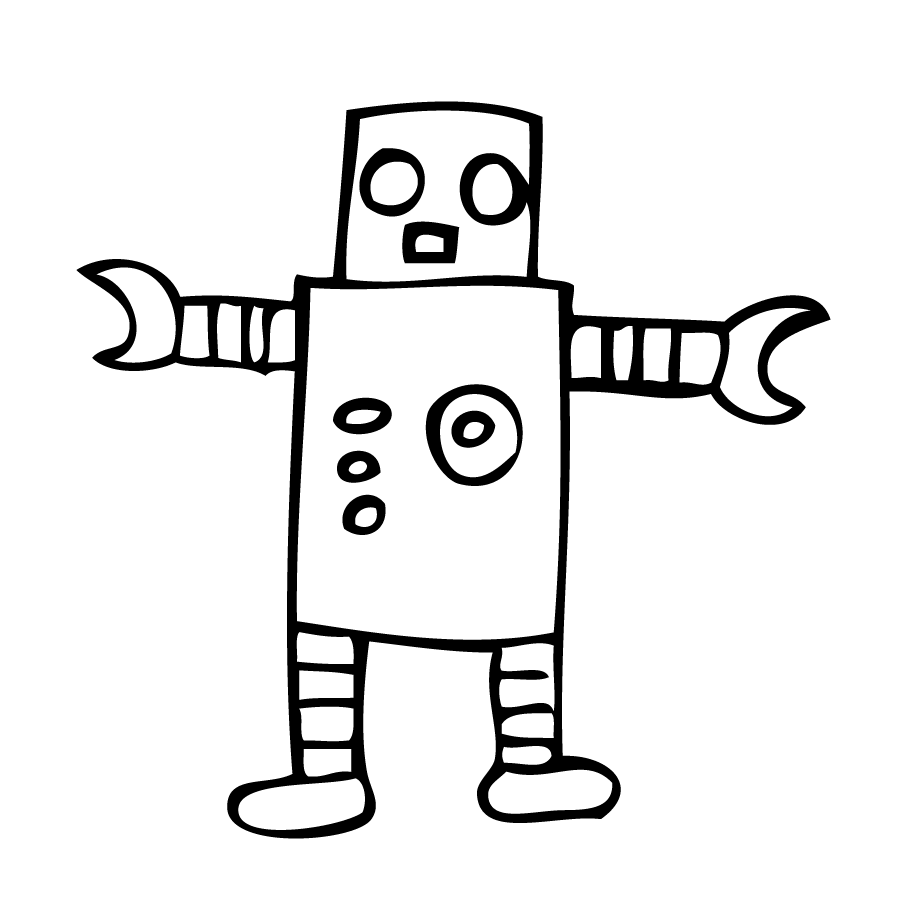 Robot clipart easy, Robot easy Transparent FREE for download