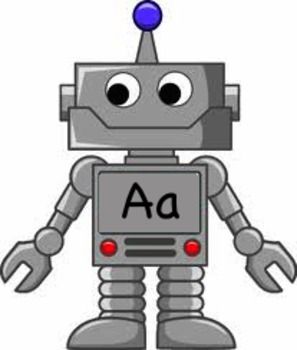 Robot alphabet robot.