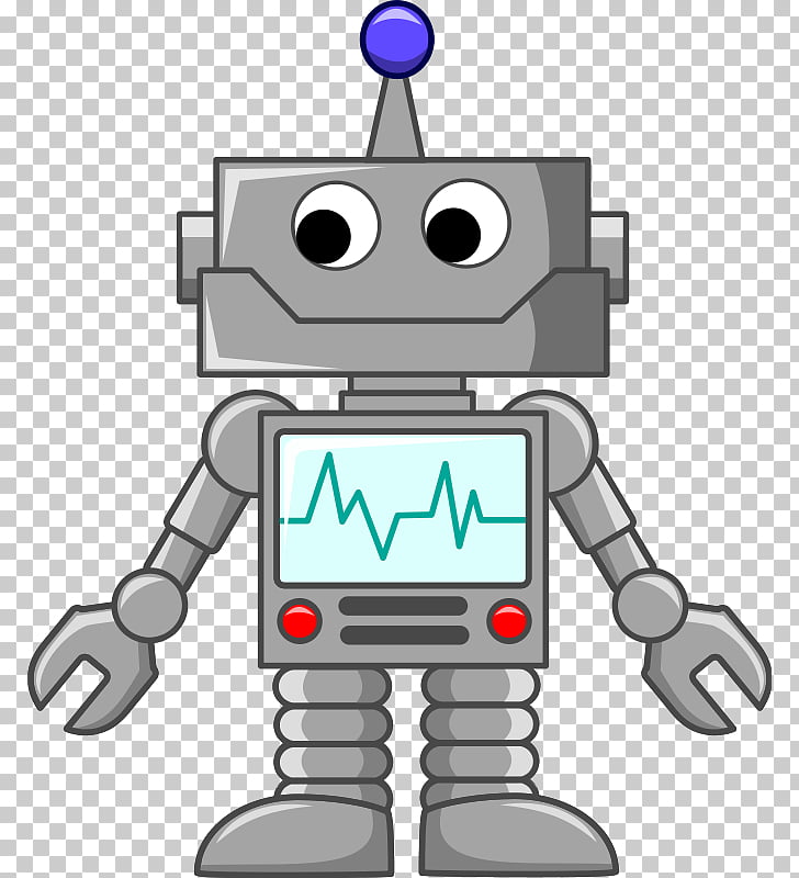 Robot cartoon android.