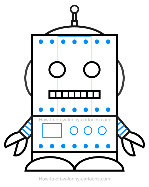 robot clipart square
