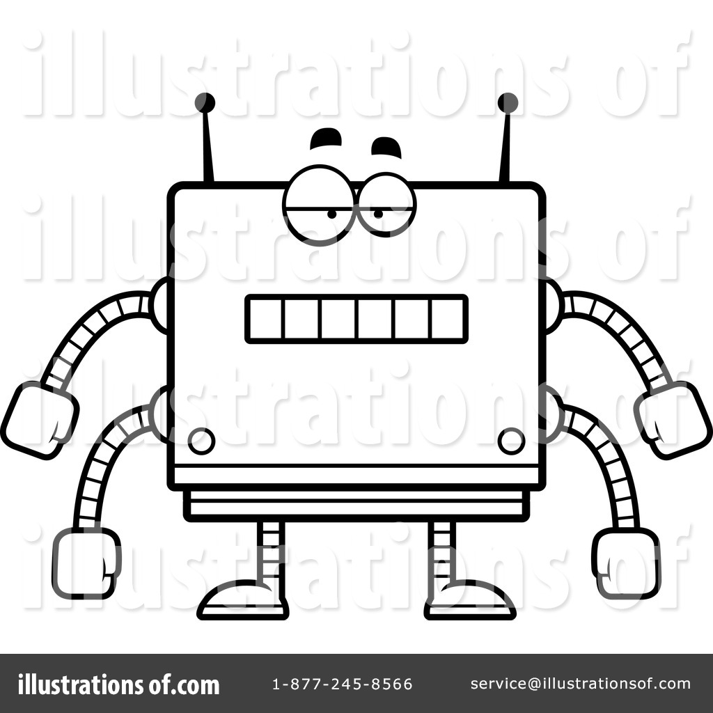 Square Robot Clipart