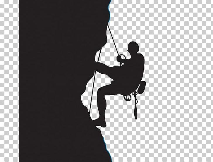 Rock Climbing Climbing Wall PNG, Clipart, Black And White