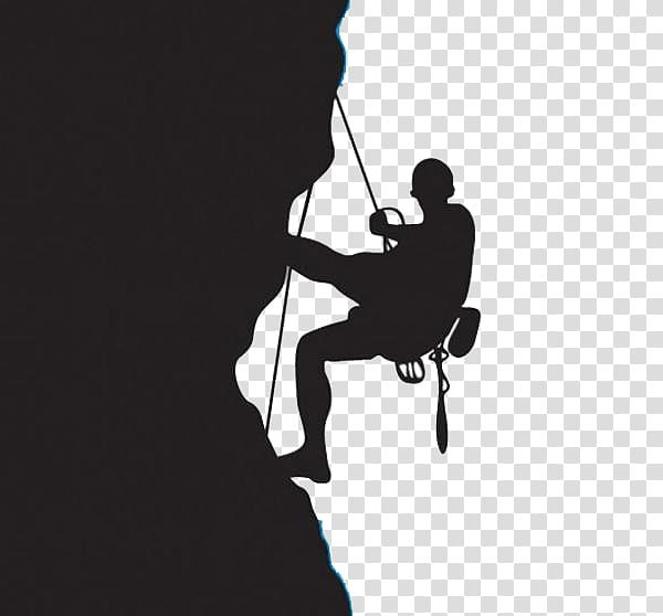 Man mountain climbing , Rock climbing Climbing wall , Simple