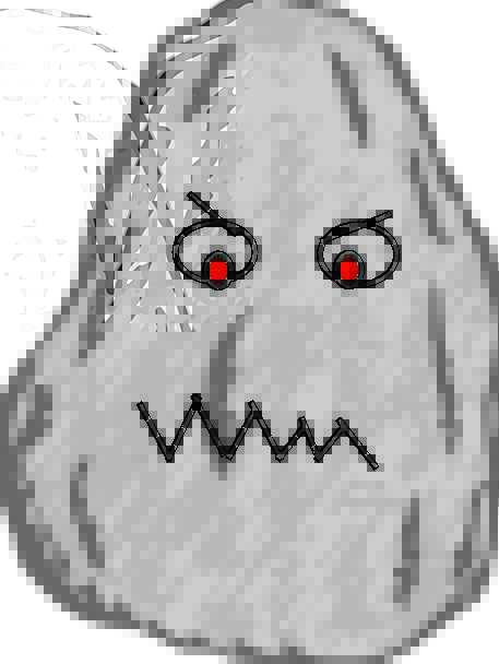 rock clipart angry