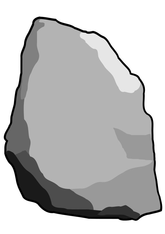 Rock clipart boulder.