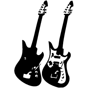 Rock guitar clip art free clipart images