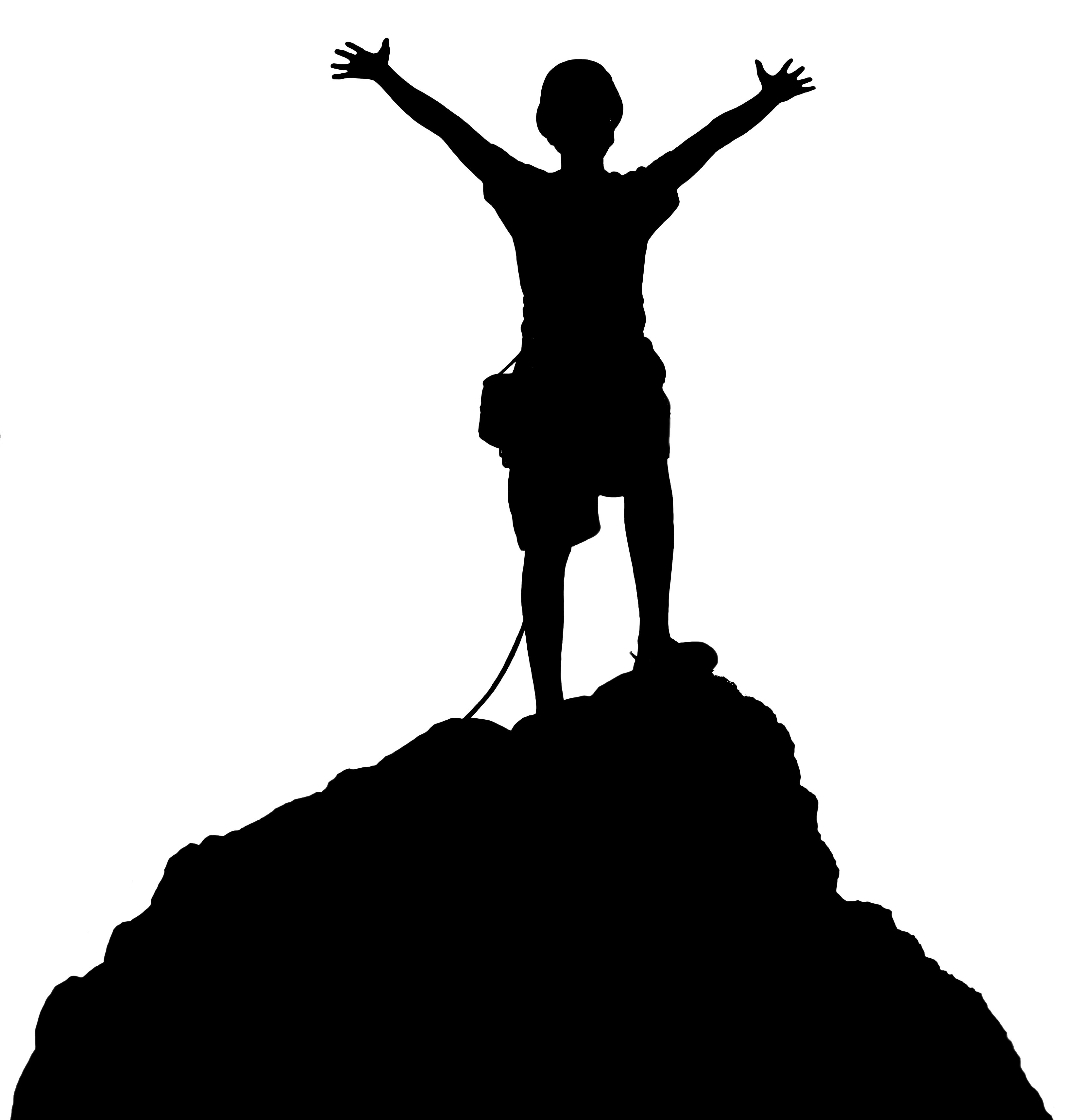 Free Rock Climber Silhouette Clip Art, Download Free Clip