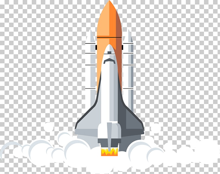 Rocket launch Vecteur, painted rocket PNG clipart