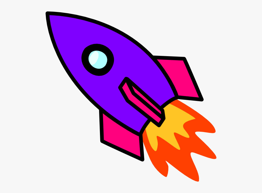 Rocket Purple Clip Art At Clkercom Vector Online Royalty