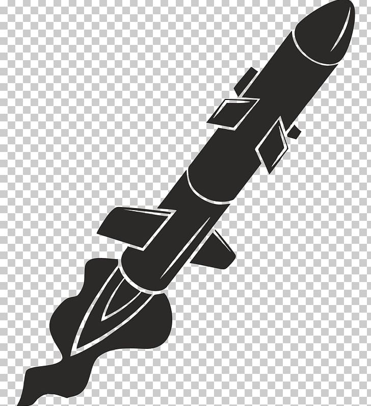 rocket clipart silhouette
