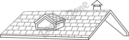 Roof clipart black.