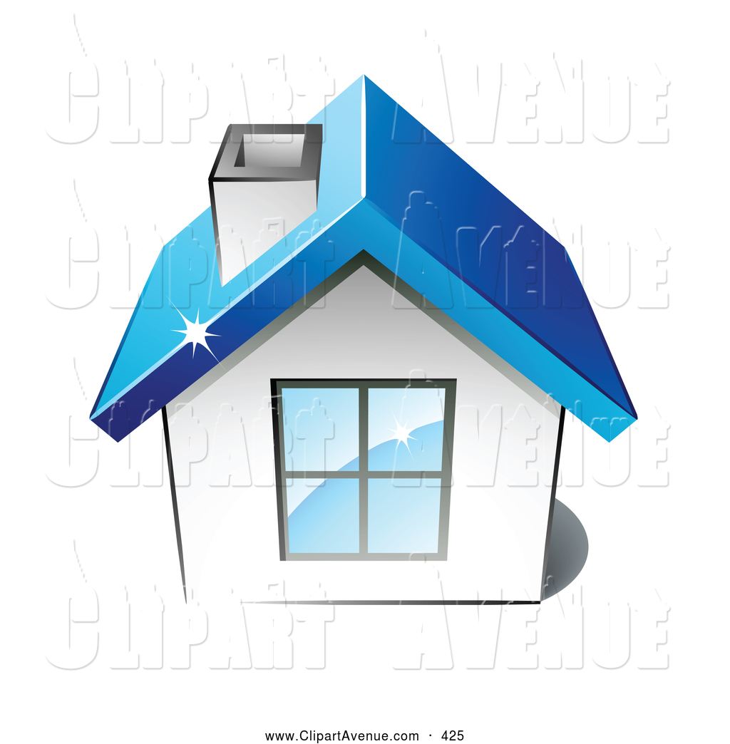 Rooftop clipart blue.