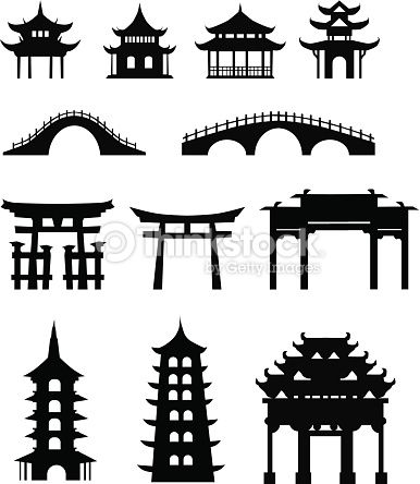 Chinese traditional buildings.