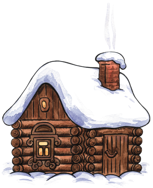Winter cabin clip.