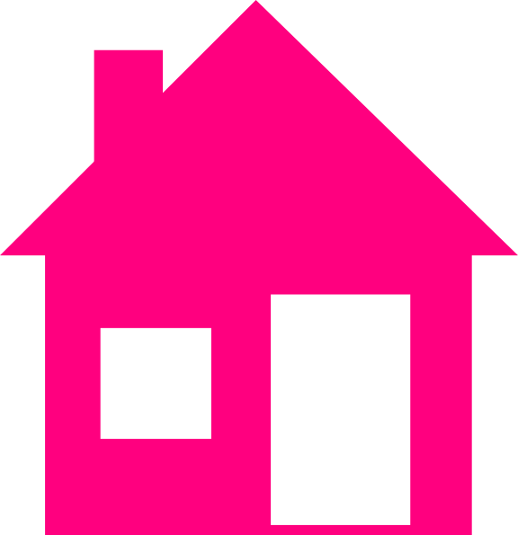roof clipart pink
