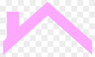 roof clipart pink