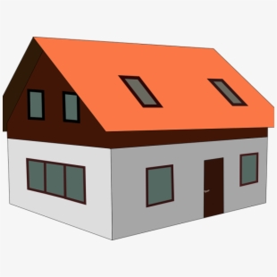 Roof Clipart Simple House Outline
