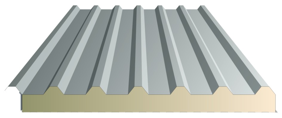 Steel roof clipart.