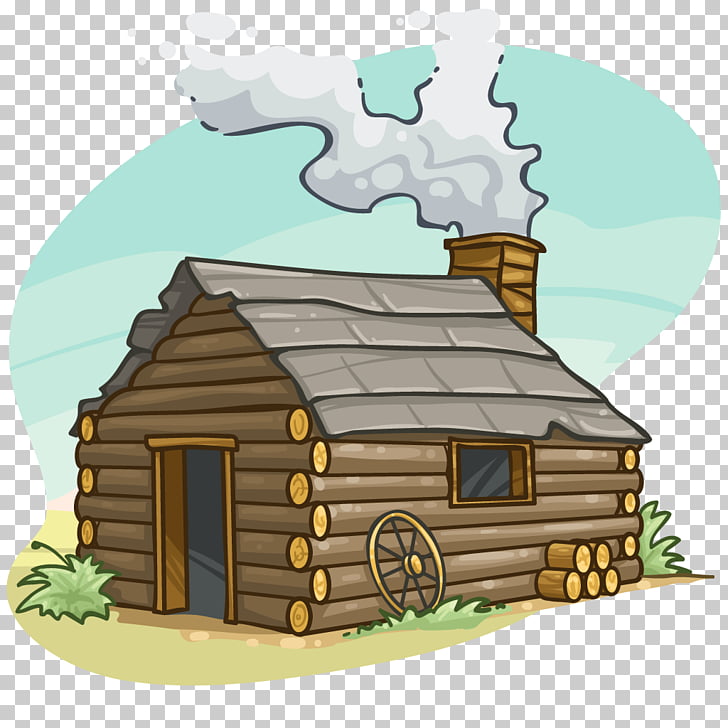 Log cabin cottage.