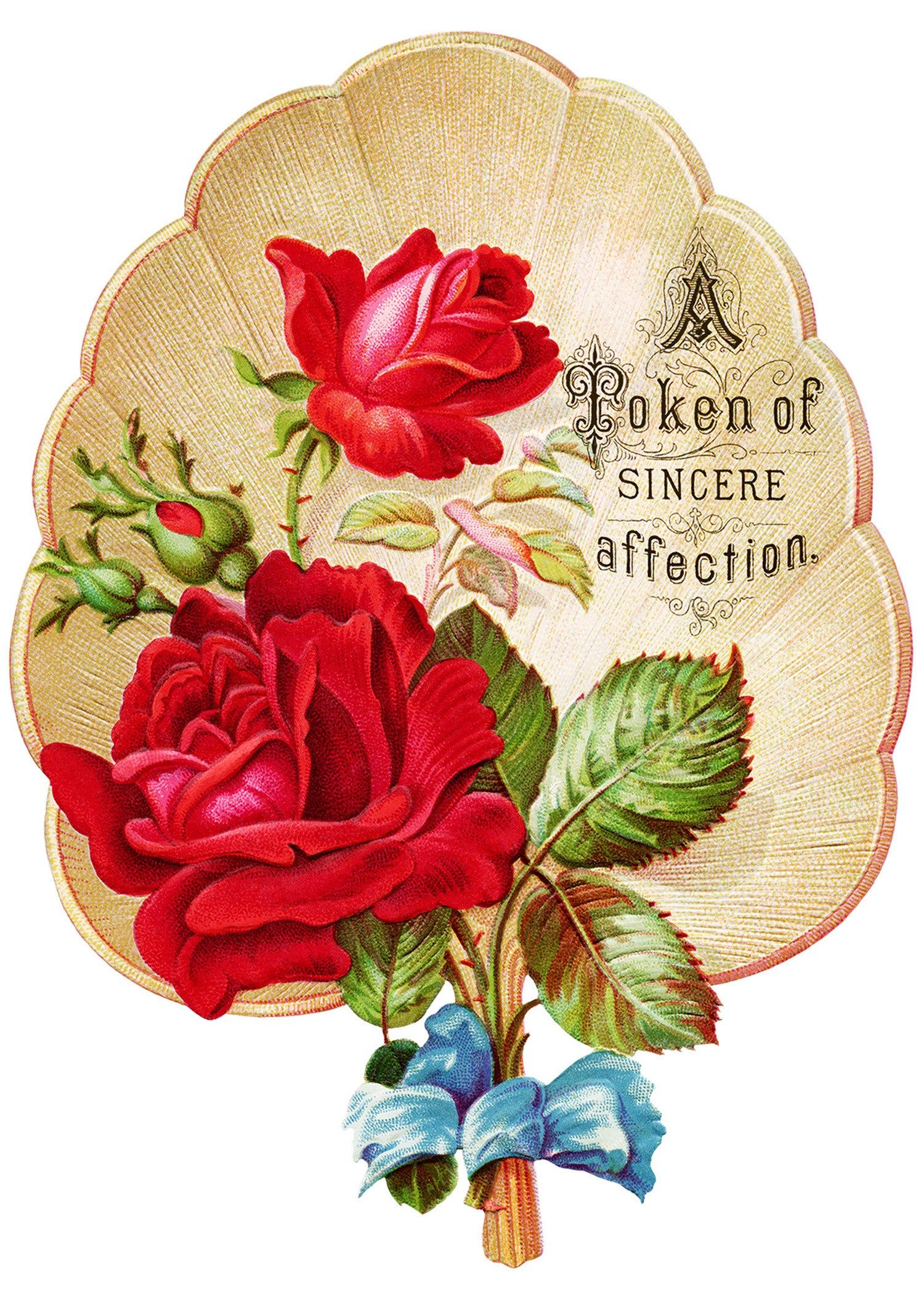 Victorian rose clipart.