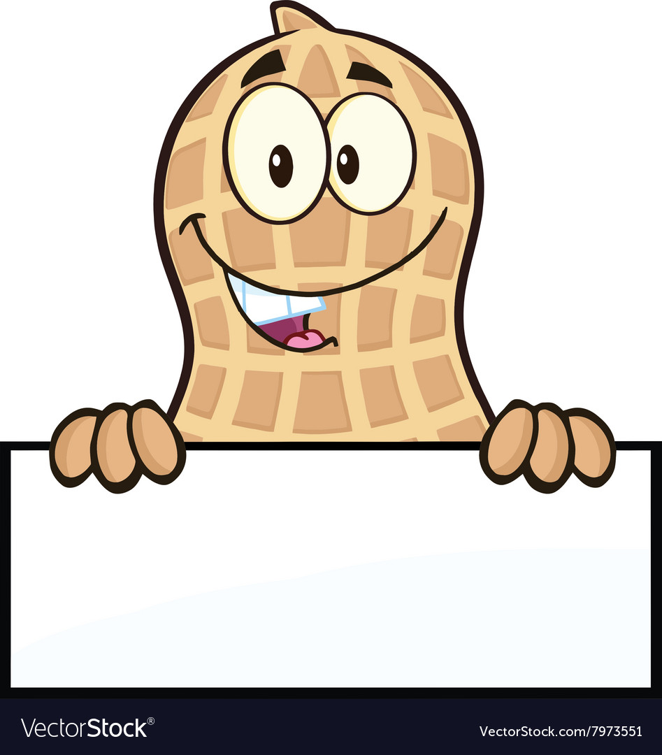 Royalty Free RF Clipart Peanut Cartoon Character