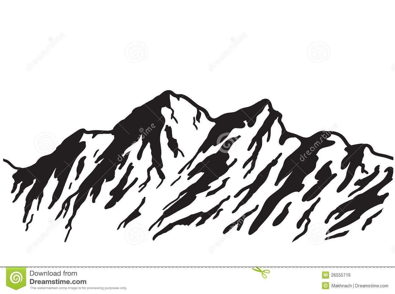 Mountain Scene Clipart