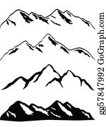 royalty free clipart mountain