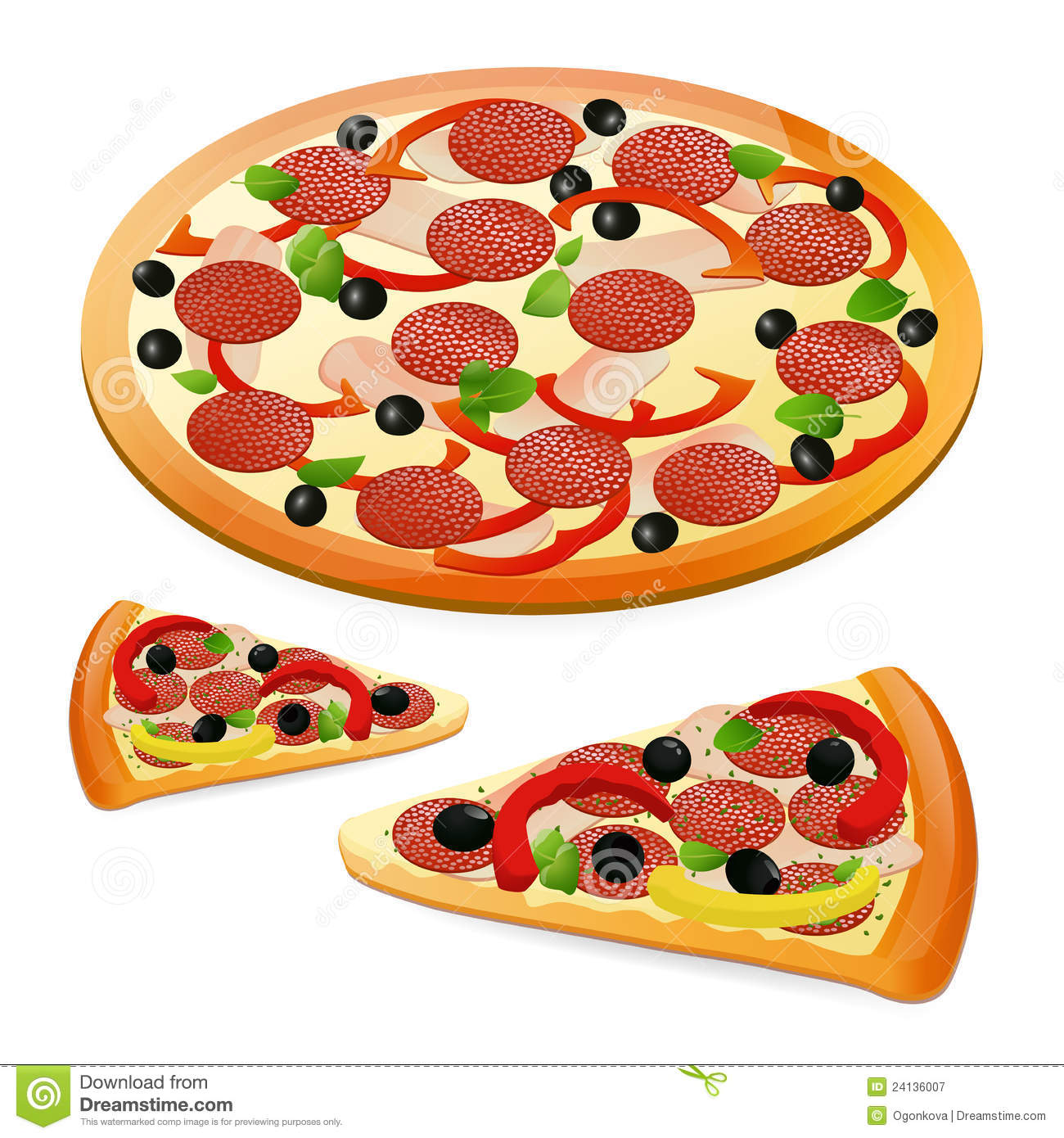 royalty free clipart pizza