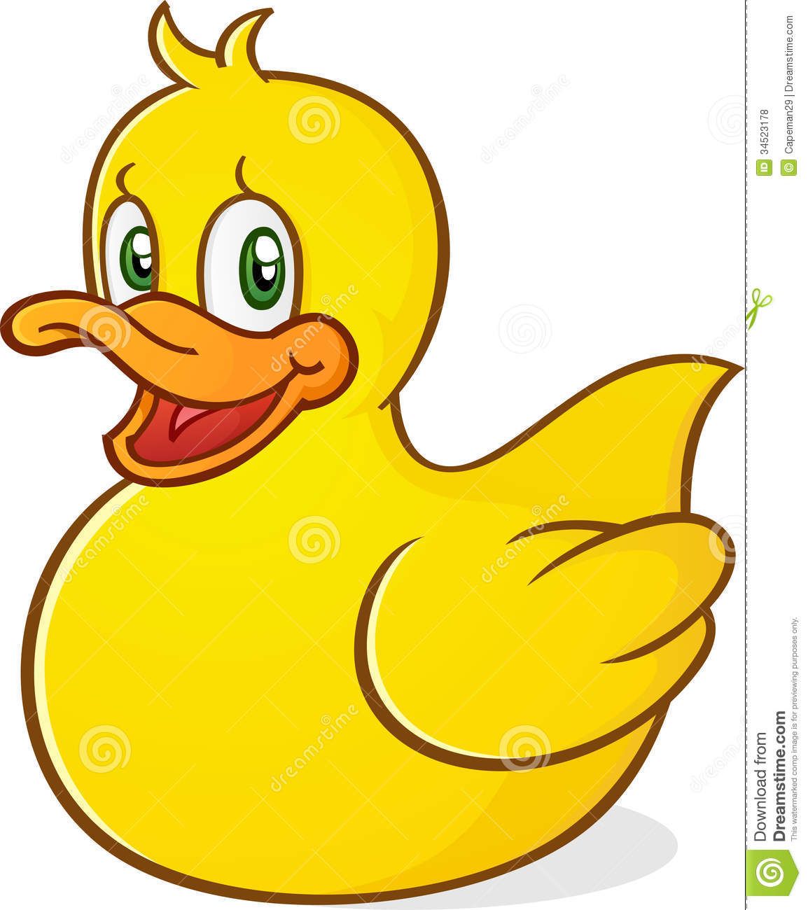 Cute Cartoon rubber duck