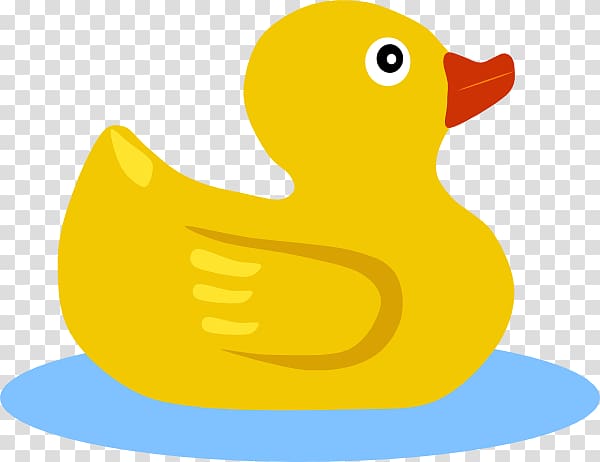 Duck , Rubber Duckie transparent background PNG clipart