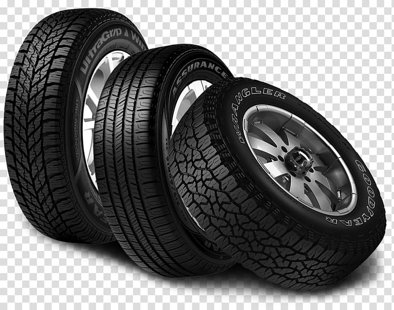 Three car wheels and tires, Car Tire Alloy wheel Rim Natural