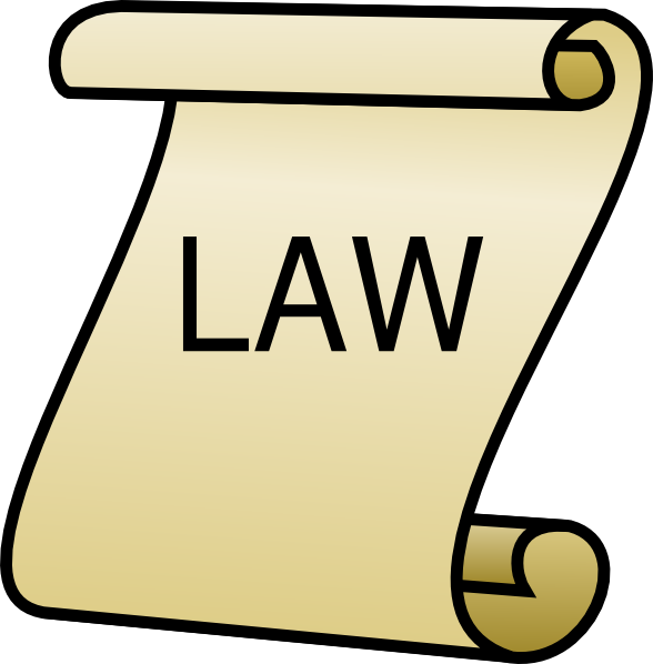 Rule law clipart.
