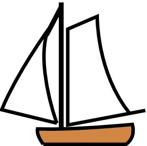 Free animated sailboat.