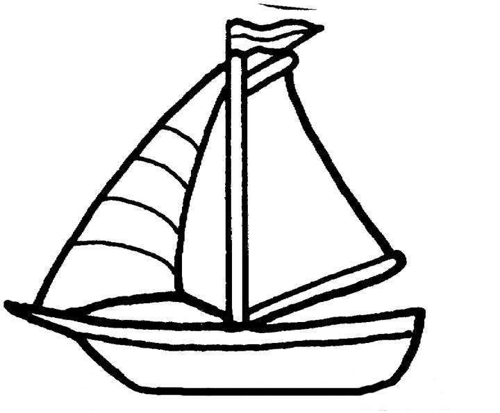 sailboat clipart drawing