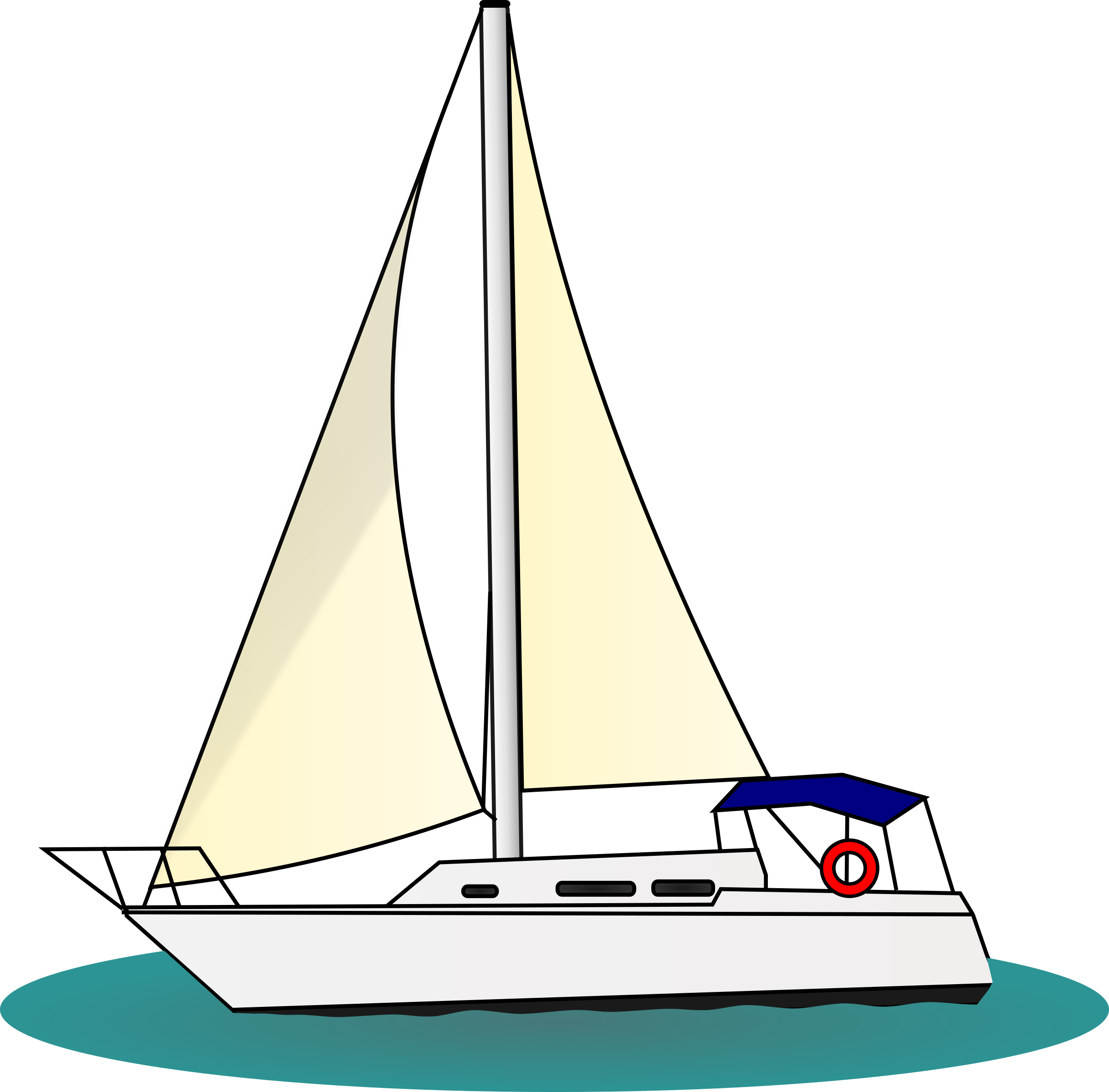 Sailing yacht sailboat.