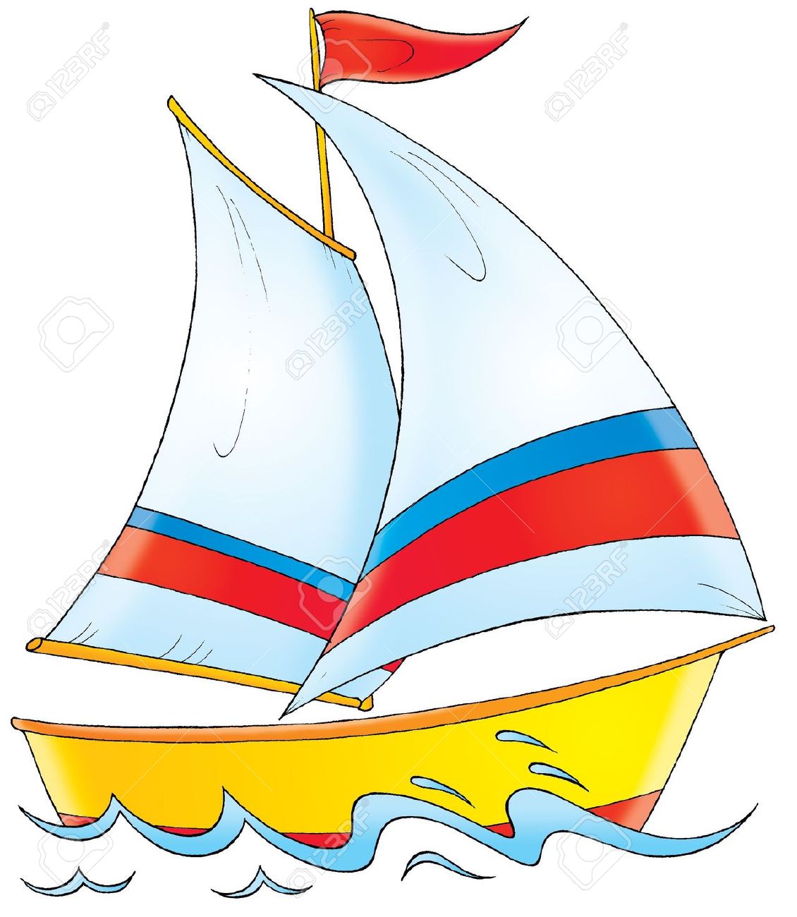 sailboat clipart yacht