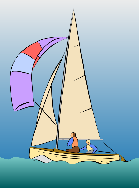 Free clipart sailing.