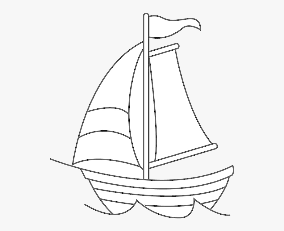 Sail Black And White Clipart