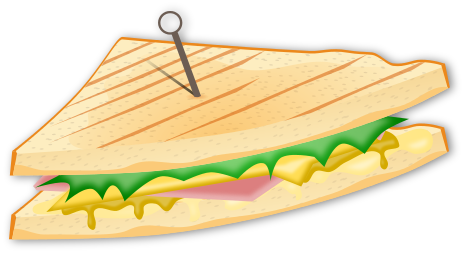 Cheese sandwich clip.