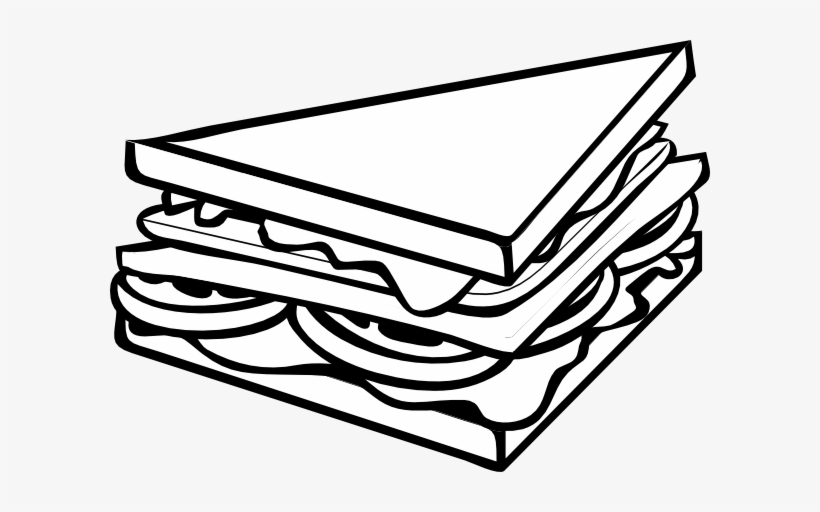 Pizza Clipart Line Drawing