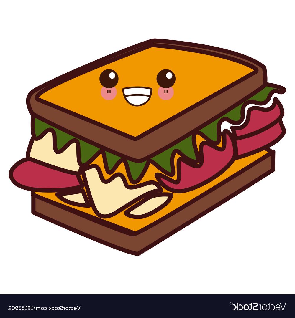 Top Cartoon Sandwich Clip Art Drawing