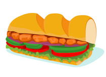 sandwich clipart food