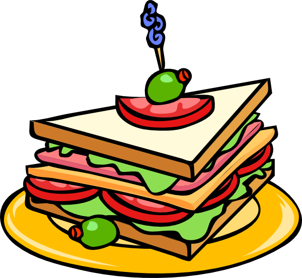Triangle Sandwich Clip Art at Clker
